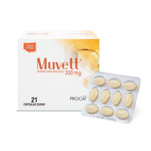 MUVETT 300 MG CAJA X 20 TAB (TRIMEBUTINA)