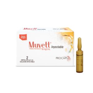 MUVETT 50 MG INYECTABLE CAJA X 2 AMP (TRIMEBUTINA)