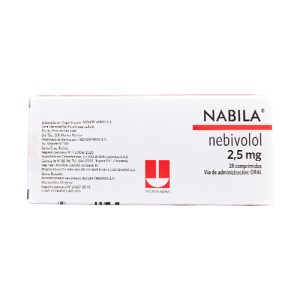 NABILA 2,5 MG X 28 COM (NEBIVOLOL) (NEBIVOLOL)