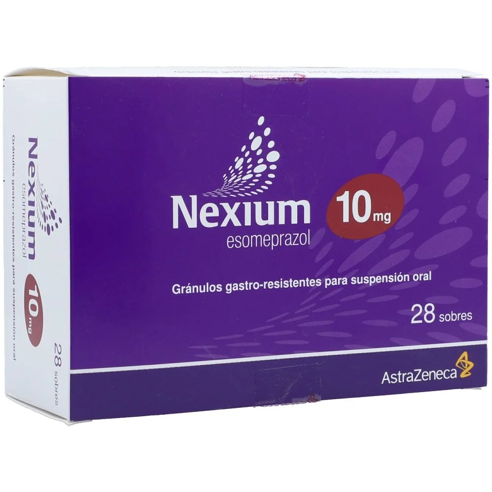 NEXIUM 10 MG GRANULOS CJA X 28 SOBRES CAJA X 28 SOBRES (ESOMEPRAZOL)