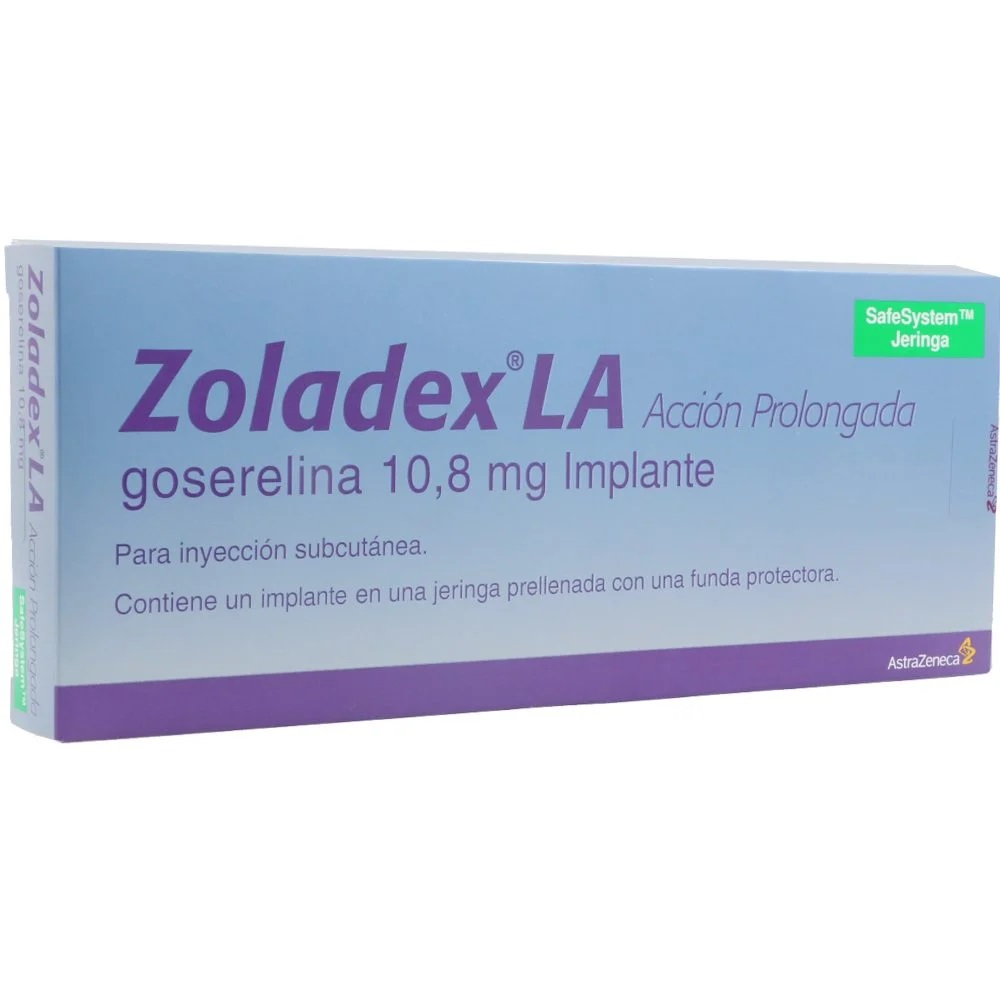 ZOLADEX LA 10,8 MG CJA X DEPOT CAJA X 1 DEPOT X 10,8 MG (GOSERELINA ACETATO)