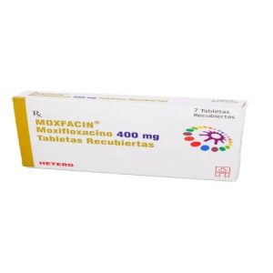MOXFACIN 400MG CJA X 7 TAB CJA X 7 TAB (MOXIFLOXACINO)