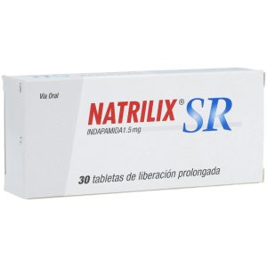 NATRILIX SR 1.5 MG CAJA X 30 TAB (INDAPAMIDA)