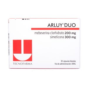 ARLUY DUO CJA X 30 CAPSULAS CJA X 30 CAPS (MEBEVERINA+SIMETICONA) (MEBEVERINA+SIMETICONA)