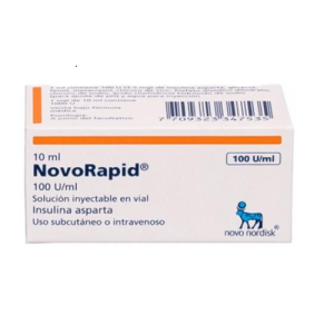 NOVORAPID 100U/ML PE X 1 AMP (INSULINA ASPARTATO)