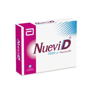 NUEVID 7000 UI X 4 TAB (COLECALCIFEROL (VITAMINA D3))