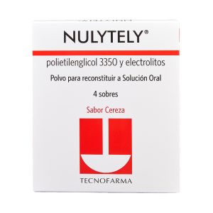 NULYTELY 105/280 CER X 4  SOB (POLIETILENGLICOL 3350+ELECTROLITOS)