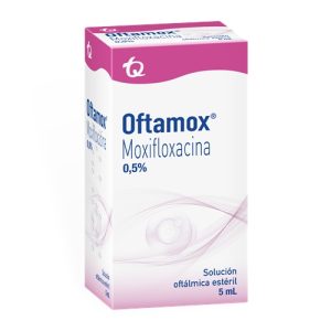 OFTAMOX 0.5% FRASCO X 5 ML (MOXIFLOXACINO)