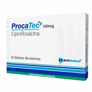PROCATEC 500 MG CAJA CAJA 10 TAB (CIPROFLOXACINO)