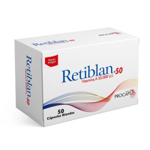RETIBLAN 50 UI CAJA X 50 CAP (RETINOL (VITAMINA A))