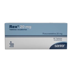 REX 20 MG CAJA X 30 TAB (ROSUVASTATINA)
