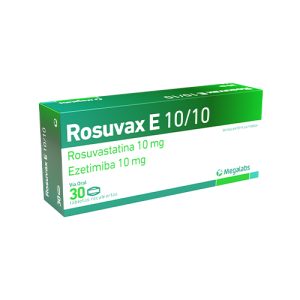 ROSUVAX E 10/10 MG CAJA X 30 TAB (EZETIMIBA+ROSUVASTATINA) (EZETIMIBA+ROSUVASTATINA)