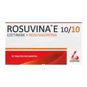 ROSUVINA E 10/10 MG X 30 TAB (EZETIMIBA+ROSUVASTATINA) (EZETIMIBA+ROSUVASTATINA)