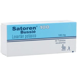 SATOREN 100 MG CAJA X 30 TAB (LOSARTAN)