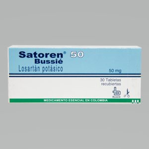 SATOREN 50 MG CAJA X 30 TAB (LOSARTAN)