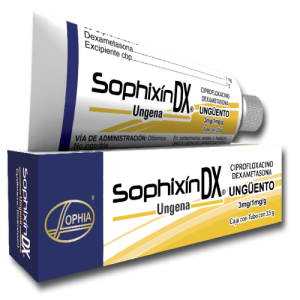 SOPHIXIN DX TUBO X 3,5 GR (CIPROFLOXACINO+DEXAMETASONA)