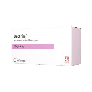 BACTRIM 400/80 MG CAJA X 20 TAB (SULFAMETOXAZOL+TRIMETOPRIM)