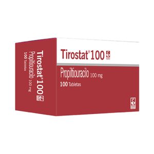TIROSTAT 100 MG CAJA X 100 TAB (PROPILTIOURACILO)