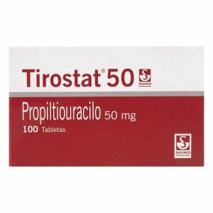 TIROSTAT 50 MG CAJA X 100 TAB (PROPILTIOURACILO)
