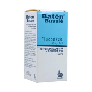 BATEN 50 MG/5 M SUSPENSION FRASCO X 20 ML (FLUCONAZOL)