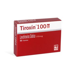 TIROXIN 100 MCG CAJA X 50 TAB (LEVOTIROXINA)