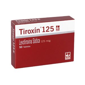 TIROXIN 125 MCG CAJA X 50 TAB (LEVOTIROXINA)