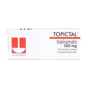 TOPICTAL 100 MG X 28 COM (TOPIRAMATO) (TOPIRAMATO)