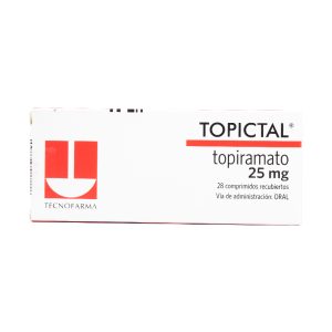 TOPICTAL 25 MG X 28 COM (TOPIRAMATO) (TOPIRAMATO)