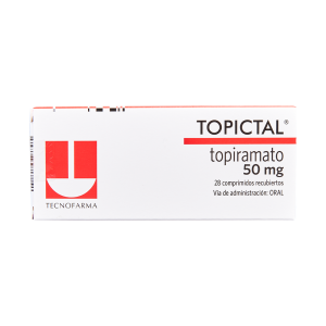 TOPICTAL 50 MG X 28 COM (TOPIRAMATO) (TOPIRAMATO)