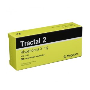 TRACTAL 2 MG CAJA X 30 COMP (RISPERIDONA) (RISPERIDONA)