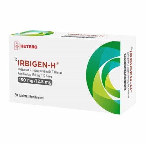 IRBIGEN H 150 + 12,5 MG CJA X 30 TAB CJA X 30 TAB (HIDROCLOROTIAZIDA+IRBESARTAN)