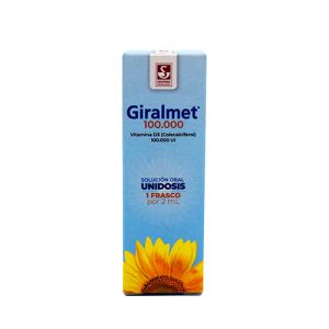 GIRALMET 100.000 UI SOLUCION BEBIBLE FRASCO X 2 ML (COLECALCIFEROL (VITAMINA D3))