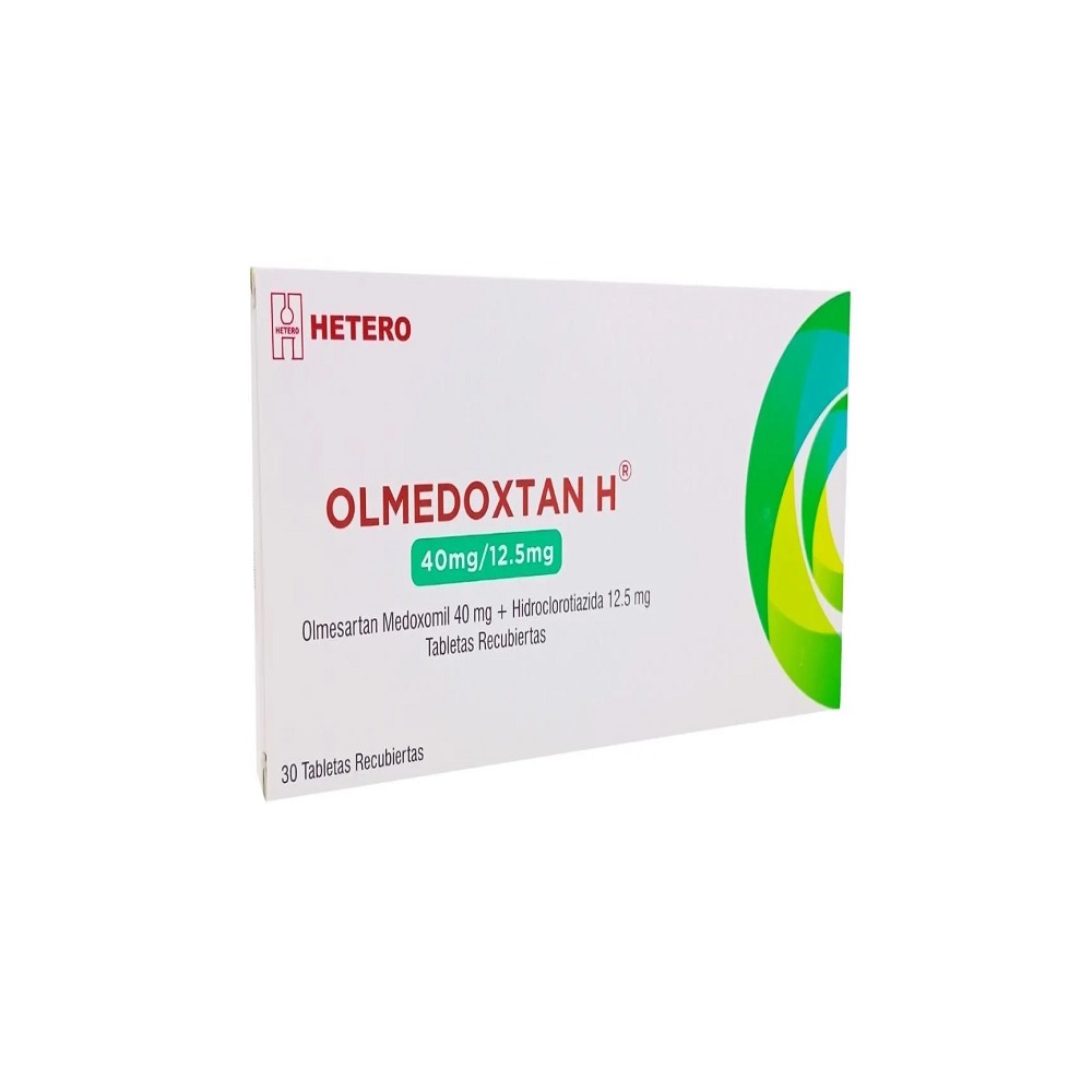 OLMEDOXTAN H 40MG +12.5MG CAJA X 30 TABLETAS CJA X 30 TAB (HIDROCLOROTIAZIDA+OLMESARTAN)