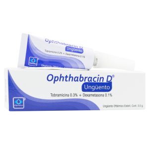 OPHTHABRACIN D UNGUENTO TUBO X 3.5 GR (DEXAMETASONA+TOBRAMICINA)