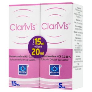 CLARIVIS PREPACK FRASCO X 15 ML + 5 ML (OXIMETAZOLINA)