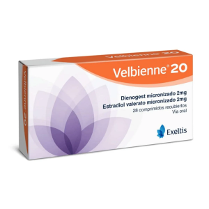 VELBIENNE 20 X 28 COMPRIMIDOS (DIENOGEST+ESTRADIOL) (DIENOGEST+ESTRADIOL)