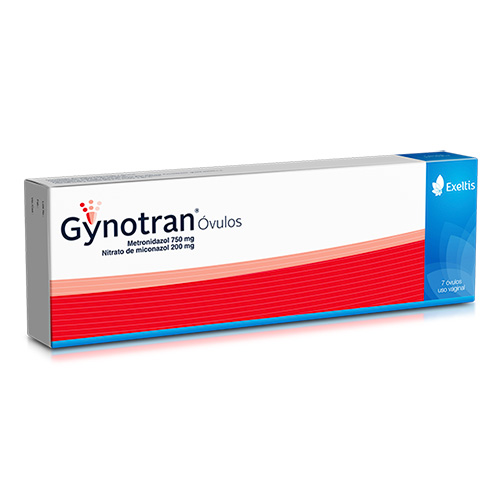 GYNOTRAN OVULOS CAJA X 7 (METRONIDAZOL+MICONAZOL) (METRONIDAZOL+MICONAZOL)