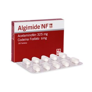 ALGIMIDE NF 325/ 8 MG CAJA X 10 TAB (ACETAMINOFEN+CODEINA)