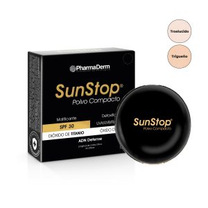 SUNSTOP POLVOS TRANSLUCIDO ESTUCHE COSMETICO X 10 GR