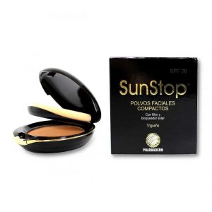 SUNSTOP POLVOS TRIGUEÑO ESTUCHE COSMETICOS X 10 GR