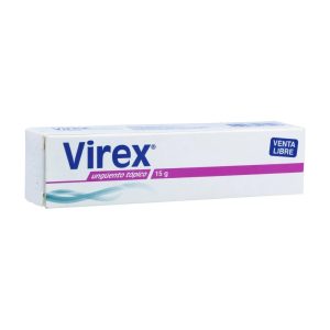 VIREX UNGUENTO 5% TUBO X 15 GR TBO X 15 GR (ACICLOVIR)
