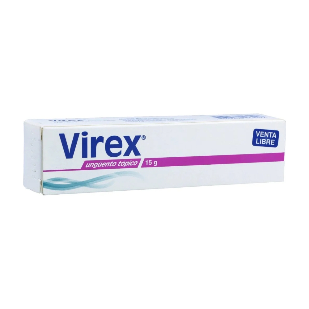 VIREX UNGUENTO 5% TUBO X 15 GR TBO X 15 GR (ACICLOVIR)