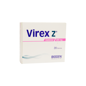 VIREX Z 800 MG CJA X 35 TABLETAS CJA X 35 TAB (ACICLOVIR)