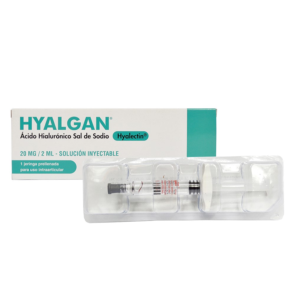 HYALGAN 20 MG JERINGA PRELLENADA CAJA X 1 UNI X 2 ML (SODIO HIALURONATO) (SODIO HIALURONATO)