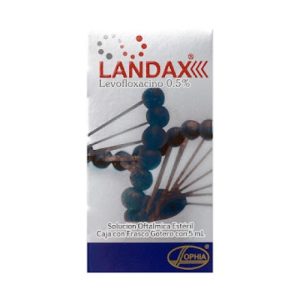 LANDAX FRASCO X 5 ML (LEVOFLOXACINO)