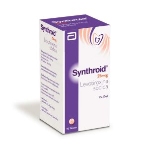 SYNTHROID 25 mcg X 90 TAB (LEVOTIROXINA)