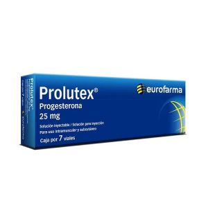 PROLUTEX 25 MG CJA X7 VIAL (PROGESTERONA)