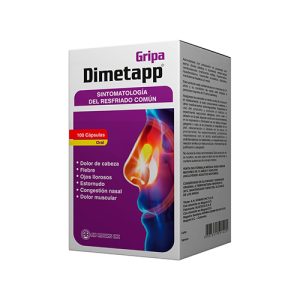 DIMETAPP GRIPA CAP (AH ROBINS) CAJA X 100 CAP