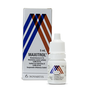 MAXITROL SUSPENSION OFTALMICA ESTERIL FRASCO X 5 ML (DEXAMETASONA+NEOMICINA+POLIMIXINA B)