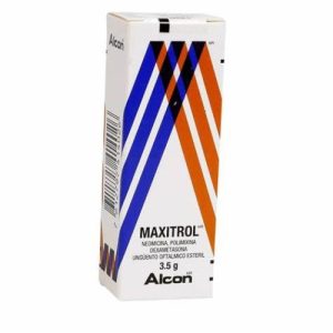 MAXITROL UNGUENTO OFTALMICO ESTERIL TUBO X 3,5 GM (DEXAMETASONA+NEOMICINA+POLIMIXINA B)